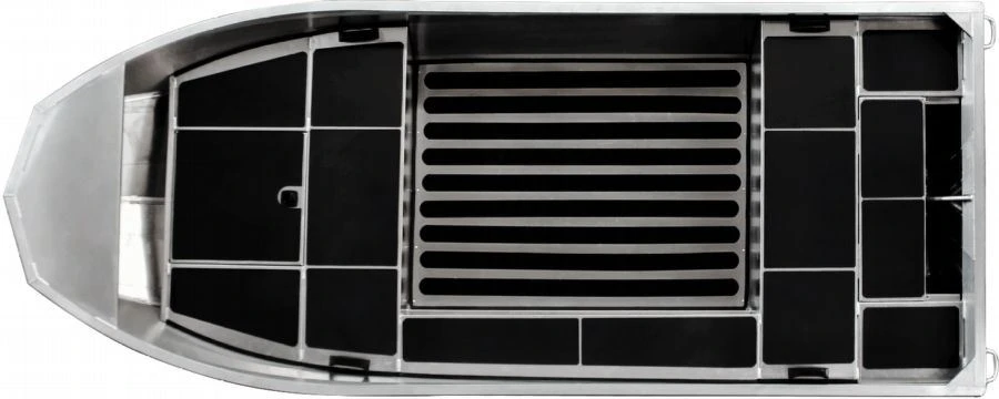 13 foot Aluminum V Hull Boat layout