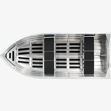 Cała spawana aluminiowa łódź o długości 14 stóp